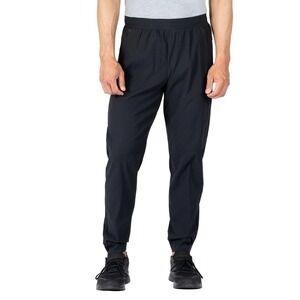 Soybu Jogger Pants Mens Medium Black New Zipper Pockets Nylon Blend